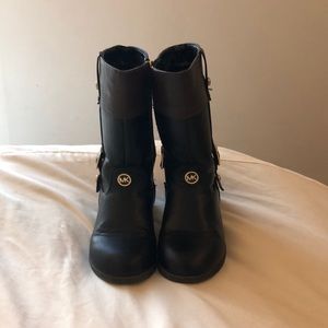 EUC toddler girls Michael kors zip up boots sz 10